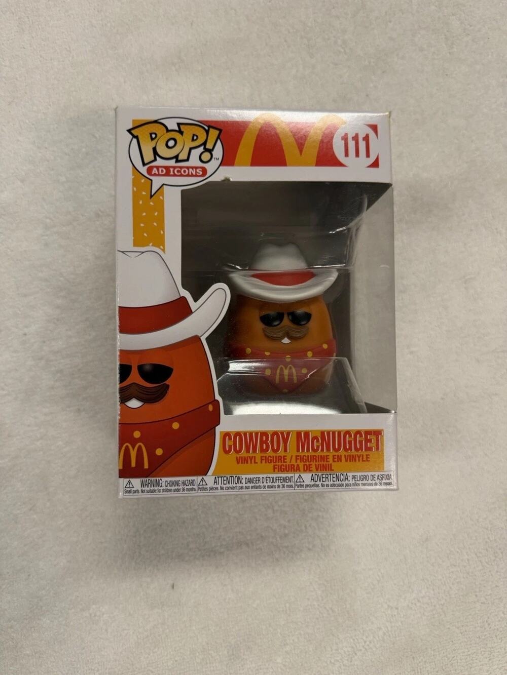 Funko Pop! McDonald's Cowboy McNugget #111 Vinyl Figure Collectible New